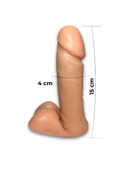 Consolador Macizo Flexible Kong 15x4 cm